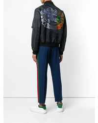 Мужской черный бомбер от Burberry