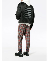 Мужской черный бомбер от Raf Simons