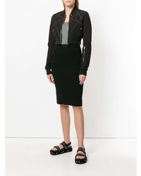 Женский черный бомбер от Rick Owens DRKSHDW