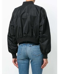 Женский черный бомбер от T by Alexander Wang