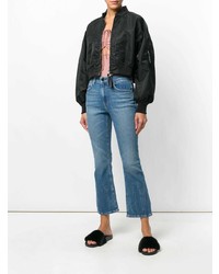 Женский черный бомбер от T by Alexander Wang