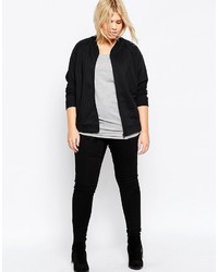 Женский черный бомбер от Asos