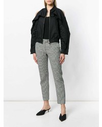 Женский черный бомбер от Federica Tosi