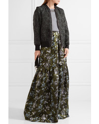 Женский черный бомбер от Erdem