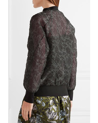 Женский черный бомбер от Erdem