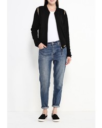 Женский черный бомбер от Dimensione Danza