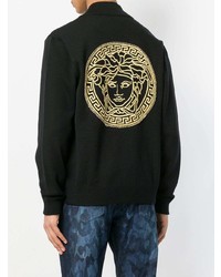 Мужской черный бомбер от Versace