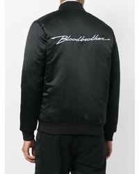 Мужской черный бомбер от Blood Brother