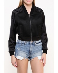 Женский черный бомбер от Fornarina