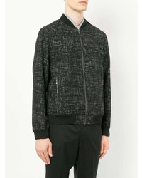 Мужской черный бомбер от D'urban