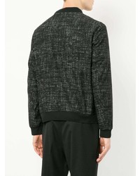 Мужской черный бомбер от D'urban