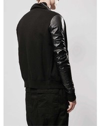 Мужской черный бомбер от Rick Owens DRKSHDW