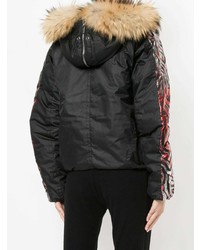 Женский черный бомбер от Kru