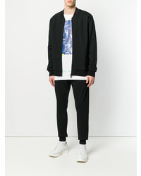 Мужской черный бомбер от Les Benjamins