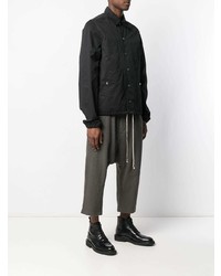 Мужской черный бомбер от Rick Owens DRKSHDW