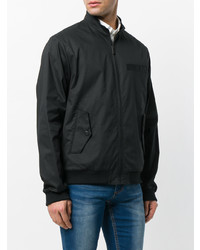 Мужской черный бомбер от Versace Jeans