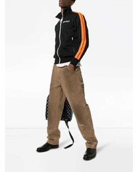 Мужской черный бомбер от Palm Angels