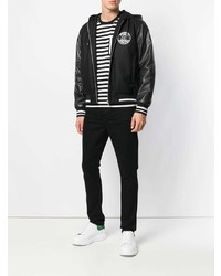 Мужской черный бомбер от McQ Alexander McQueen