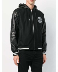 Мужской черный бомбер от McQ Alexander McQueen