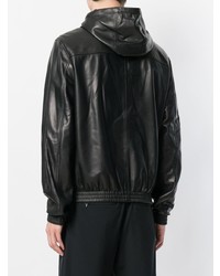 Мужской черный бомбер от Bally