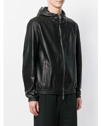 Мужской черный бомбер от Bally