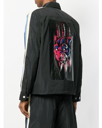 Мужской черный бомбер от Diesel