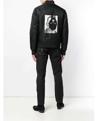 Мужской черный бомбер от Diesel Black Gold