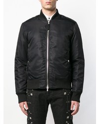 Мужской черный бомбер от Diesel Black Gold