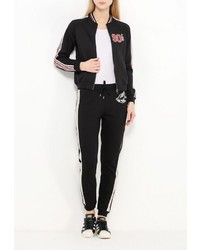 Женский черный бомбер от Jennyfer