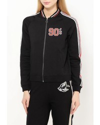 Женский черный бомбер от Jennyfer