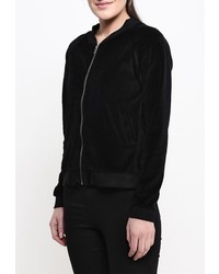 Женский черный бомбер от Jennyfer