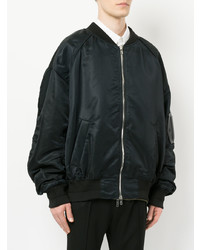 Мужской черный бомбер от Juun.J