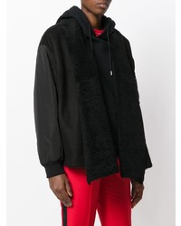 Женский черный бомбер от Drome