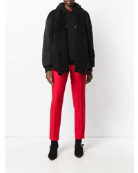 Женский черный бомбер от Drome