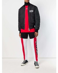 Мужской черный бомбер от Gcds