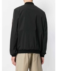 Мужской черный бомбер от Moncler