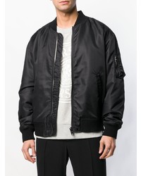 Мужской черный бомбер от Versus