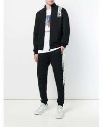 Мужской черный бомбер от Dirk Bikkembergs