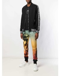 Мужской черный бомбер от Balmain