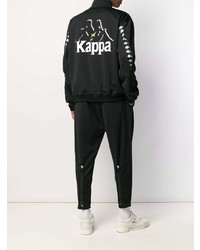 Мужской черный бомбер от Kappa