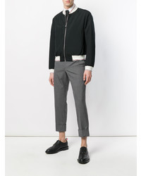 Мужской черный бомбер от Thom Browne