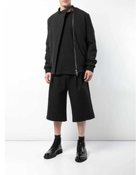 Мужской черный бомбер от Thamanyah