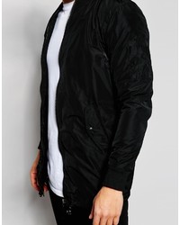 Мужской черный бомбер от Antioch