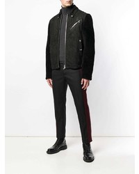 Мужской черный бомбер от Diesel Black Gold