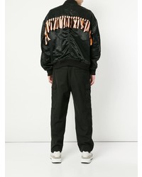 Мужской черный бомбер от Yoshiokubo