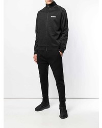 Мужской черный бомбер от Les Benjamins