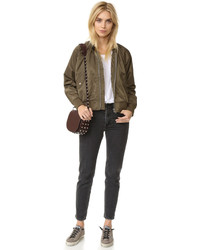 Женский черный бомбер от Free People