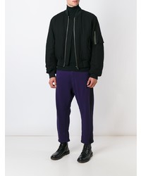 Мужской черный бомбер от Haider Ackermann