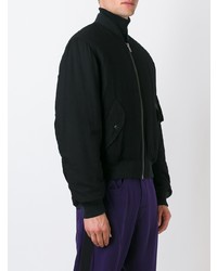 Мужской черный бомбер от Haider Ackermann