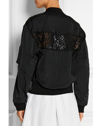 Женский черный бомбер от No.21